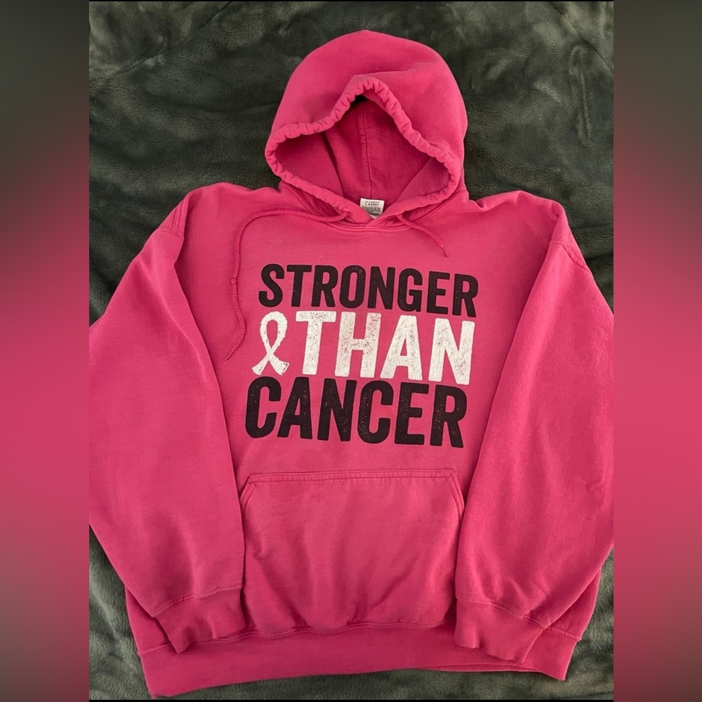 #360 STRONGER THAN CANCER HOODIE! WEAR THIS LIKE A BADGE OF HONOR!